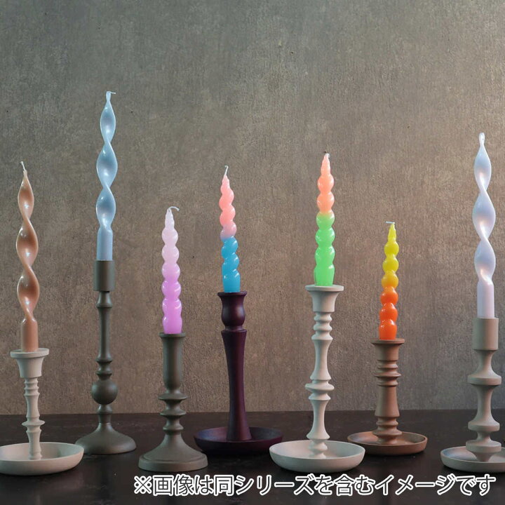 楽天市場】テーパーキャンドル NOELE 2本入り （ スパイラルキャンドル  