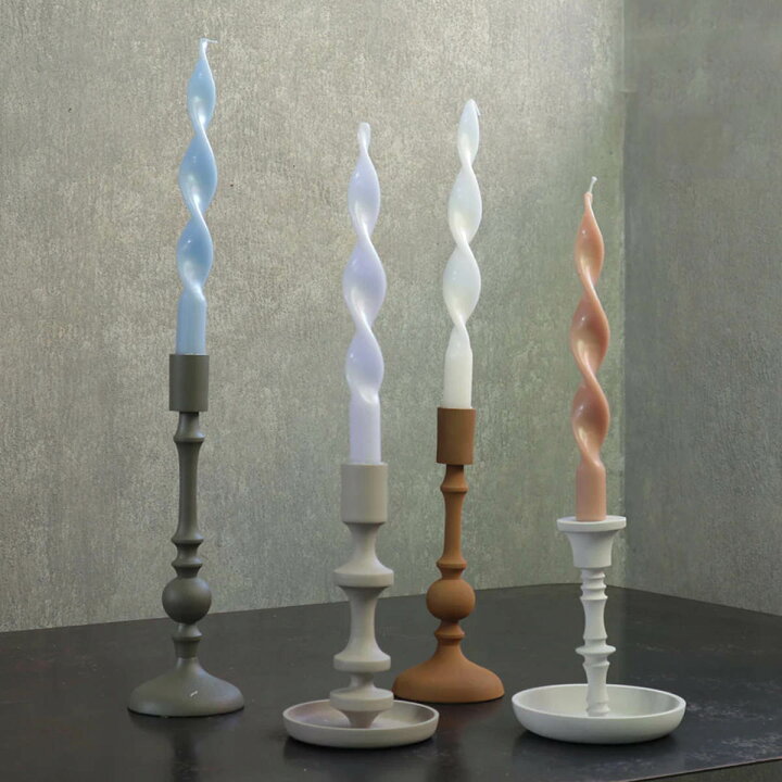 楽天市場】テーパーキャンドル NOELE 2本入り （ スパイラルキャンドル  