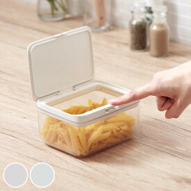 marna マーナ GOODLOCKCONTAINER 保存容器 ワイドショート K762 （ グッドロックコンテナ 700ml パッキン付き キャニスター 調味料入れ プラスチック キッチン 積み重ね スタッキング 収納 シンク下 ワンタッチ 保存 容器 軽量 ）【39ショップ】