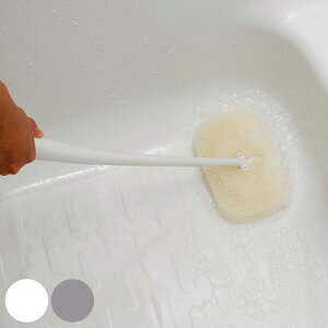 marna マーナ きれいに暮らす。 お風呂の柄付きスポンジ W605 ( バススポンジ 風呂清掃 バス清掃 掃除 清掃 床 浴槽 壁 バス用品 掃除用具 タイル お風呂 スポンジ ホワイト 白 日本製 )【39シ