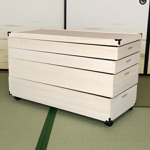 衣装ケース 総桐 衣裳箱 キャスター付 4段 日本製 幅91cm ( 送料無料 桐衣装ケース 桐衣装箱 着物 収納 ケース 衣装箱 衣類収納 キャスター 桐製 木製 桐ケース たとう紙 折らない 着物収納 蓋