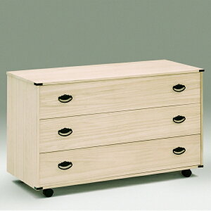 総桐チェスト 3段 クローゼット収納 キャスター付 日本製 幅100cm ( 桐タンス タンス たんす 箪笥 桐たんす 着物収納 菊 完成品 チェスト 桐 和箪笥 国産 着物 折らない 収納 衣類収納 肥前桐