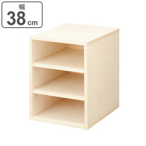 シェルフ 3段 桐製 マルチクローゼット収納 約幅38cm ( 送料無料 ラック 収納棚 多目的ラック 天然木 日本製 完成品 ワードローブ 棚 収納 組み合わせ 木製 国産 ナチュラル おしゃれ ) 【39