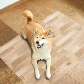 マット ペット用 60cmx90cm 木目 防滑・消臭・防水マット （ ペットマット PVC 拭ける ペット 犬 猫 防水 消臭 防滑 洗える 薄手 フリーカット 汚れ防止 傷防止 足腰 負担軽減 消臭機能 滑りにくい お手入れ簡単 丈夫 ペット用品 ）【39ショップ】