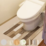 トイレマット 防水保護シートトイレ床用 90×80cm （ トイレ シート 吸着 トイレシート 撥水 撥水加工 防…