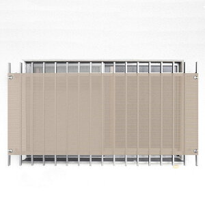 日除け シェード 日除け名人 防虫タイプ 開放廊下用 60cm×135cm ( サンシェード すだれ 日よけ 紐付き 格子窓 防虫効果 遮光 UVカット 省エネ 日差し エコ 窓 廊下側 マンション 屋外用 虫避け