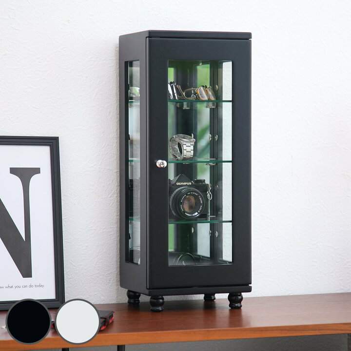 楽天市場】ミニコレクションラック ショーケース スリムタイプ 幅20cm 