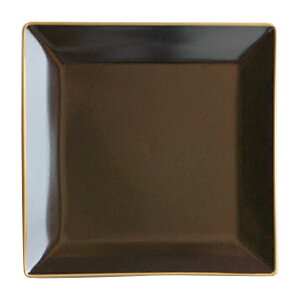 角皿 14cm 中 溜渕金 抗菌 皿 食器 和食器 正月 おせち プラスチック 日本製 ( 電子レンジ対応 食洗機対応 中皿 取り皿 四角 銘々皿 菓子皿 ワンプレート 割れにくい ) 【39ショップ】