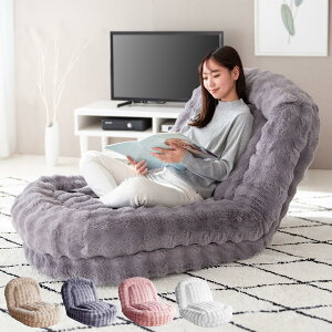 座椅子 1人用 大判サイズ 3way リクライニング18段階 ふわとろソファベッド Foure ( 2人掛け ソファ ローソファ ソファベッド ハイバック リクライニング 座いす ふわふわ ふんわり 上品 高級感