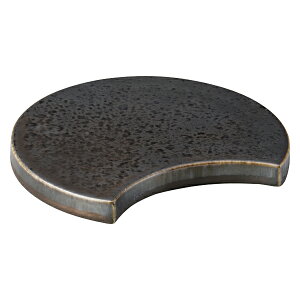 プレート 20cm 半月皿 隠れ窯 尚 皿 食器 和食器 磁器 美濃焼 日本製 ( 食洗機対応 電子レンジ対応 中皿 月 変形 フラットプレート 変形皿 ワンプレート 平皿 盛り合わせ 前菜 おしゃれ 和モダ