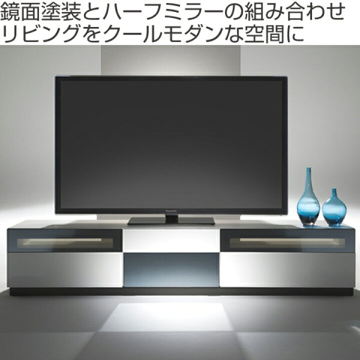 楽天市場】テレビ台 ローボード モノトーン MINIMAL ホワイト 幅180cm 