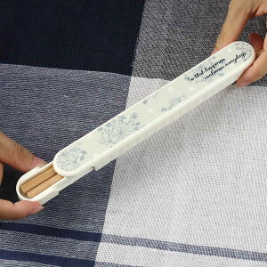 Potter 箸箱セット 19.5cmクッカ ( 箸 箸箱 お箸 はし箱 セット 木製 お弁当用 携帯箸 女子 19.5センチ スライド式 天然木 弁当 お弁当 持ち運び 携帯用 女性 ) 【39ショップ】