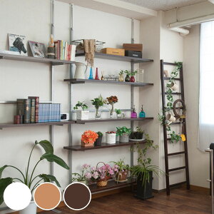 突っ張り ラック 幅120cm 棚板2段付き ( 壁面収納 突っ張りラック つっぱりラック つっぱり キッチン 洗面所 ランドリー 天井突っ張り式 オープンラック 収納棚 収納 日本製 北欧 )【39ショ