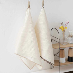 &NE nikii キッチンクロス 大きなディッシュタオル ( ループ付き 日本製 ふきん クロス 布巾 フキン ディッシュクロス 長方形 大判 吸水 丈夫 吸水力 食器拭き 皿拭き 食器ふきん キッチン雑