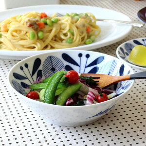 ボウル オーランド サラダボウル 17cm ( 磁器 美濃焼 日本製 電子レンジ対応 食洗機対応 皿 お皿 プレート うつわ 器 鉢 北欧 北欧風 おしゃれ かわいい 食器 サラダ )【39ショップ】