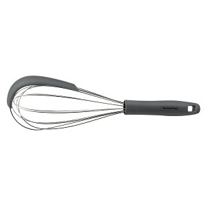 泡立て器 モルデ シリコン製 食洗機対応 トラモンティーナ ( TRAMONTINA ホイッパー 泡だて器 泡立器 ヘラ付き 耐熱 ステンレス製 お菓子作り 調理小道具 下ごしらえ用品 キッチンツール 製菓