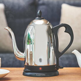 Russell Hobbs 電気ケトル 1.2L カフェケトル ドリップケトル （ ラッセルホブス 電気ポット 湯沸かしポット ステンレス 細口 キッチン家電 1.2リットル 1200ml 家電 調理家電 湯沸かし器 コーヒー ドリッップ おしゃれ ） 【39ショップ】