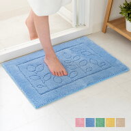 バスマット 乾度良好 ファイン 60×85cm 速乾 大判 （ 風呂 マット 速乾性 吸水 吸水性 滑り止め お風呂 …