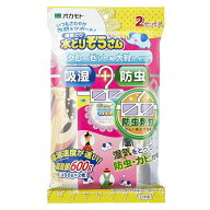 水とりぞうさん 除湿剤シート 防虫剤付クローゼット用 2枚入り 大判タイプ （ 湿気 除湿 衣類 クローゼッ…