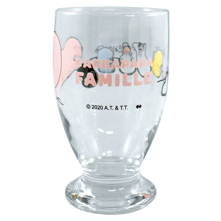 楽天市場 コップ グラス 300ml ガラス バーバパパー キャラクター 食器 脚付きグラス バーバパパ ガラスコップ タンブラー 脚付き ビールグラス カップ おしゃれ かわいい 足つき 39ショップ インテリアパレット