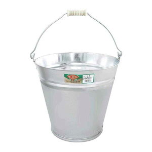 トタンバケツ 10号 15L ( 園芸 ガーデニング 水汲み 高耐久 消火用 日本製 庭 ガーデニング用品 洗車 掃除 掃除用品 掃除グッズ )【39ショップ】