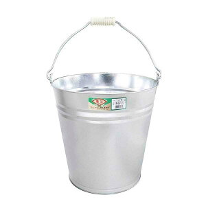 トタンバケツ 12号 18L ( 園芸 ガーデニング 水汲み 高耐久 消火用 日本製 庭 ガーデニング用品 洗車 掃除 掃除用品 掃除グッズ )【39ショップ】