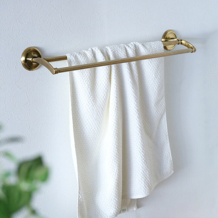 楽天市場】ダブルタオルハンガー アンティーク BISK DECO 全長67cm 