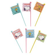 ピック スヌーピー 9個入り （ SNOOPY おかずピック お弁当ピック 9本 ピンチョス 飾り 彩り 子供 日本製…