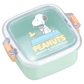 デザート容器 150ml スヌーピー （ SNOOPY デザートケース 抗菌 レンジ対応 お弁当箱 1段 デザート ランチボックス 日本製 レンジOK 抗菌加工 弁当箱 保存容器 サイドケース 一段弁当箱 弁当 一段 ）【39ショップ】