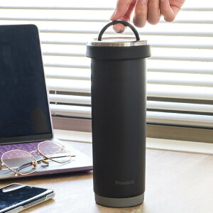 水筒 マグ 500ml タンブラーボトル 持ち手 ( 直飲み 保温 保冷 タンブラー ボトル 蓋付き コーヒー ステンレス 真空二重構造 直のみ コーヒータンブラー コーヒーボトル カフェボトル 広口 お