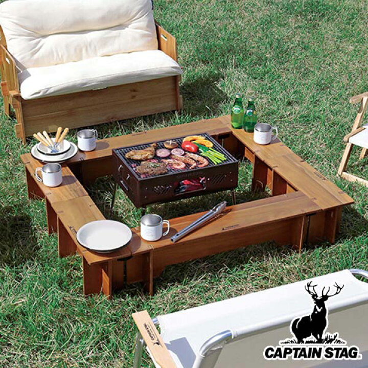 楽天市場】アウトドアテーブル FireGrillテーブルセット 6点 CSクラシックス キャプテンスタッグ CAPTAIN STAG ( 送料無料 ピクニック レジャー テーブル ローテーブル キャンプ )【39ショップ】 : インテリアパレット 楽天市場】アウトドアテーブル FireGrillテーブルセット 6点 CSクラシックス キャプテンスタッグ CAPTAIN STAG ( 送料無料 ピクニック レジャー テーブル ローテーブル キャンプ )【39ショップ】 : インテリアパレット
