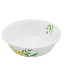 ボウル 16cm CORELLE ノーブルイエロー 強化ガラス （ コレール 食洗機対応 電子レンジ対応 オーブン対応 耐熱 皿 中鉢 取り皿 食器 お皿 平鉢 丸 サラダボウル 取り鉢 洋食器 花 柄 割れにくい 白 ）【39ショップ】