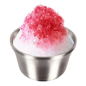冷たさキープ ステンレス製 かき氷・デザートカップ500ml （ かき氷カップ かき氷用 容器 カップ カキ氷カップ ） 【39ショップ】