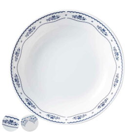 プレート 深皿 21.5cm CORELLE コレール 強化ガラス （ 食洗機対応 電子レンジ対応 オーブン対応 カレー皿 パスタ皿 汚れ 落ちやすい 丈夫 メイン料理 おかず カレー パスタ オムライス おしゃれ 上品 ）【39ショップ】