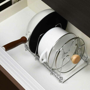 鍋フライパンラック ストレージセレクト 引き出し用 ( フライパンラック フライパンスタンド フライパン立て フライパン収納 鍋収納 収納スタンド 鍋蓋収納 調理器具 フライパン 鍋 鍋蓋