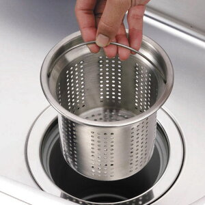排水口 ゴミ受け アットアクア 18-8ステンレス製排水口水切りカゴ 直径13.5cm 一枚絞り ( ステンレス 抗菌 13.5cm ごみ受け ごみかご ゴミかご 流し用ごみ受け 流し用ゴミ受け 排水口用 流し台