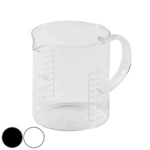 PYREX 計量カップ 500ml ハンドル付き メジャーカップ ( パイレックス 計量コップ メジャーコップ 熱湯OK 500cc ガラス製 電子レンジ対応 食洗機対応 レンジOK 計量器具 計量ツール 目盛り 両面メ