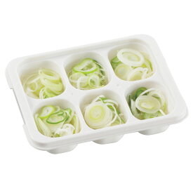 保存容器 20ml×6 冷凍つくりおき小分けトレー 20×6ブロック 2個組 （ プラスチック 食洗機対応 電子レンジ対応 冷凍 日本製 スタッキング トレー トレイ 保存 容器 冷凍保存 離乳食 作り置き おかず 常備菜 小分け 小分けトレー ）【39ショップ】