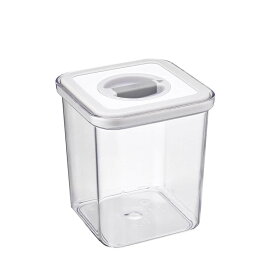 保存容器 1.4L エアロックコンテナ S （ 密閉 密封 プラスチック 密閉容器 保存 容器 食品 四角 角型 プラスチック保存容器 ストッカー 食品保存容器 作り置き 常備菜 食品保存 おかず スタッキング 積み重ね 1400ml ）【39ショップ】