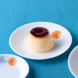 プレート 17cm CORELLE コレール オレンジマーガレット 強化ガラス 5枚セット ( 食洗機対応 電子レンジ対応 オーブン対応 耐熱 皿 お皿 中皿 軽い 割れにくい 白い食器 丸 取り皿 サラダ パン皿