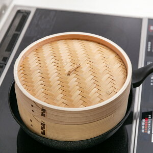 中華せいろ 27cm 蒸し器 竹 木 和の里 ( 蒸籠 セイロ 蒸篭 蒸し かご せいろ 27 センチ 天然木 天然竹 蒸篭せいろ 中華セイロ 中華蒸篭 中華蒸籠 点心 飲茶 小籠包 焼売 肉まん シュウマイ )【3