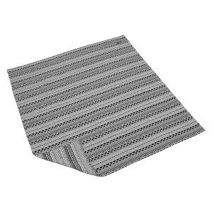 レジャーシート ラグ 約180×200cm ジオメトリック柄 キャプテンスタッグ ブラックラベル ( マルチラグ 敷物 アウトドア 布 テント内 インテリア おしゃれ ブラック モノクロ マルチカバー 大