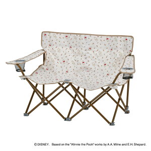 折りたたみチェア ディズニー イスベンチ くまのプーさん こんにちは ( プーさん アウトドア チェア 折り畳み アームチェア コンパクト 持ち運び キャンプ用品 レジャー用品 アウトドアチ