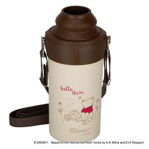 ペットボトルホルダー ディズニー HDペットボトルホルダー くまのプーさん こんにちは ( プーさん 500ml 600ml 対応 保冷 保温 ペットボトルクーラー ペットボトル クーラー カバー ケース ボ