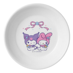 プレート 12cm CORELLE コレールマイメロディ&クロミ ミニプレート ( 強化ガラス 電子レンジ対応 食洗機対応 オーブン対応 皿 お皿 軽い 割れにくい おしゃれ かわいい キャラクター 薬味皿