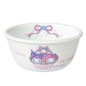 小鉢 9.5cm CORELLE コレールマイメロディ&クロミ ( 強化ガラス 電子レンジ対応 食洗機対応 オーブン対応 皿 お皿 器 軽い 割れにくい おしゃれ かわいい キャラクター カップ ディップソース