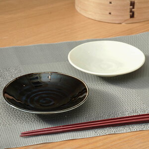 プレート 12.5cm 軽量磁器 ( 食洗機対応 電子レンジ対応 皿 お皿 小皿 菓子皿 軽い 軽量 和風 洋風 副菜 お菓子 ラウンド 丸 シック おしゃれ )【39ショップ】