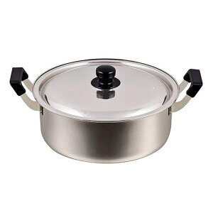 両手鍋 32cm IH対応 大容量 だんらん ステンレス製 ( ガス火 IH 対応 両手なべ ステンレス鍋 フタ付き 32センチ 大きい 大型鍋 寄せ鍋 寄鍋 鍋 お鍋 オール熱源対応 調理器具 )【39ショップ】