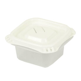 保存容器 280ml Easy Pack 正方形 S 4個組 （ 容器 フードケース 電子レンジ 冷凍ご飯容器 冷凍保存 食洗機対応 電子レンジ対応 日本製 蒸気弁 フタをしたままコンテナ 弁当箱 常備菜 つくり置き フルーツ おかず 角型 ）【39ショップ】