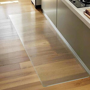 �L�b�`���}�b�g �N���A 60×240cm ���g�[�Ή� �i 60cm 240cm ���� �L�b�`�� �}�b�g �䏊�}�b�g �@����L�b�`���}�b�g PVC ����s�v �Y���Ȃ� ���h�~ ����h�~ �J�b�g ���� ������ ���gOK �t���[�J�b